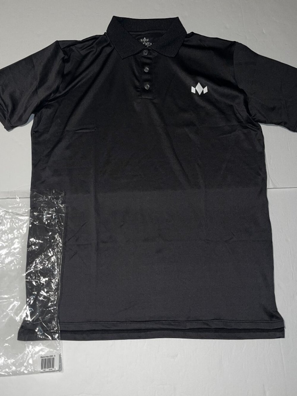 Diadem Court Essentials men's gray tennis pickleball polo shirt size small NEW